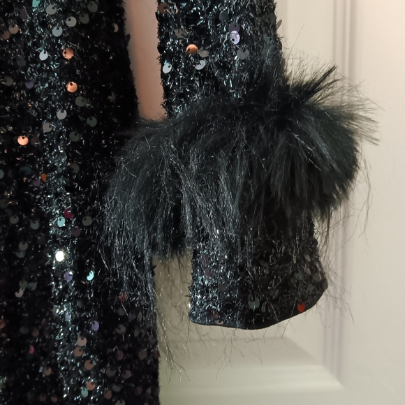 XPLUSWEAR Sequin off the shoulder Jumpsuit - Picture 4 of 7